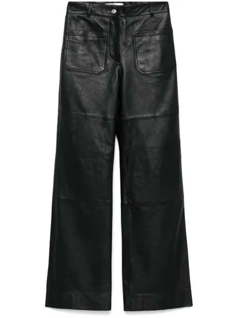 Victoria Beckham leather trousers Black 1125LTR006243A1