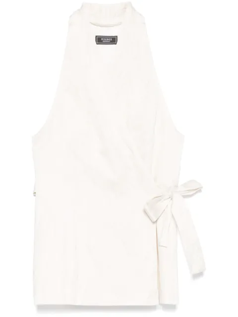 Peserico crushed-satin waistcoat White E0312201800