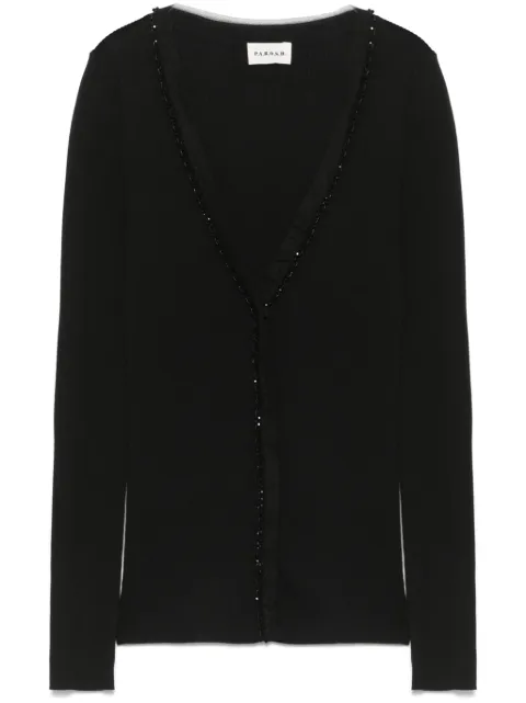 P.A.R.O.S.H. Cipria cardigan Black CIPRIA25D520782R