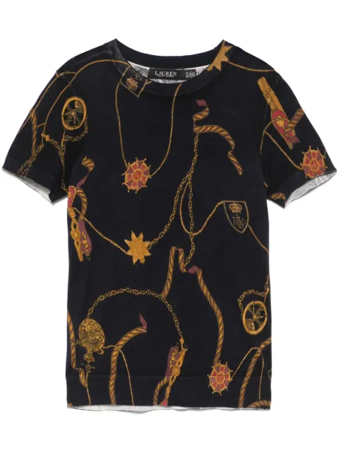 Lauren Ralph Lauren printed T-shirt Blue 200957473001