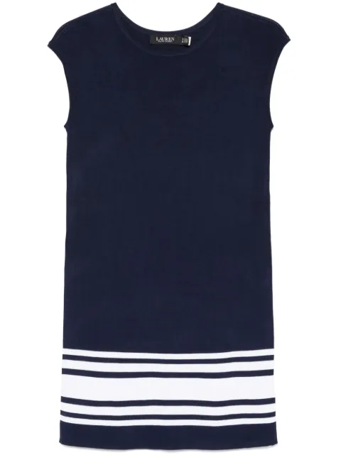 Lauren Ralph Lauren stripe-detail short dress Blue 200957549