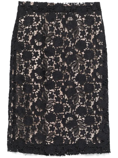 P.A.R.O.S.H. Peonia pencil skirt Blue PEONIAD621138