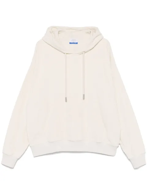 Off-White terrycloth hoodie White OMBB085C99FLE0180A0A