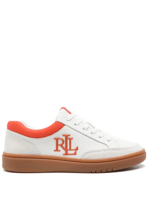 Lauren Ralph Lauren embossed-logo sneakers White 802959240