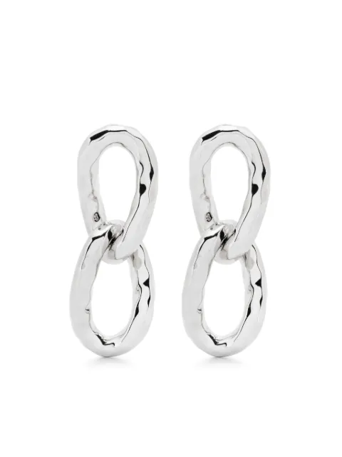 Jil Sander chain-link earrings Silver J11VG0260P6959
