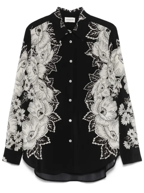 P.A.R.O.S.H. floral-print shirt Black D381239STEVEN