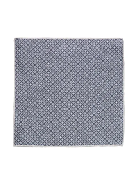 Brunello Cucinelli patterned handkerchief Blue MR8870091CU811