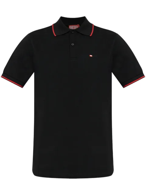 Diesel polo shirt with micro Diesel embroidery Black A150330JMAD
