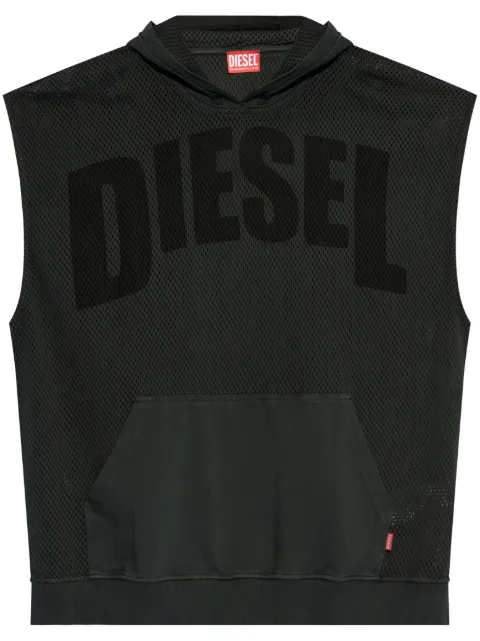 Diesel S-BOXT-SL-Mesh hoodie Black A166410GHBF