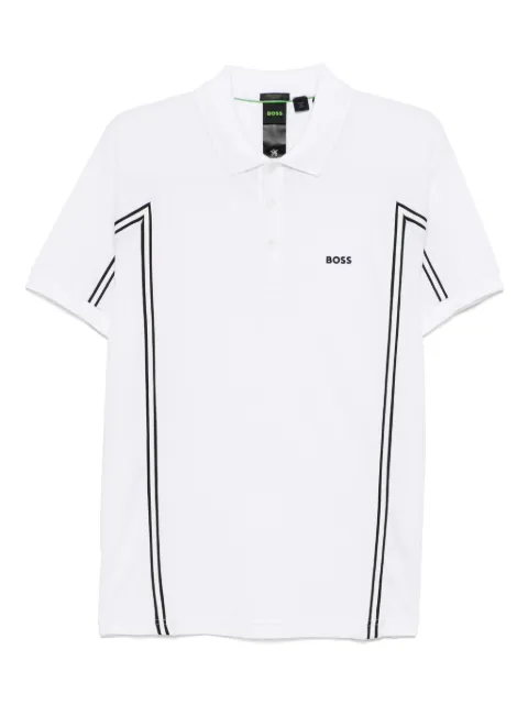 BOSS Paddy tape polo shirt White 50525134