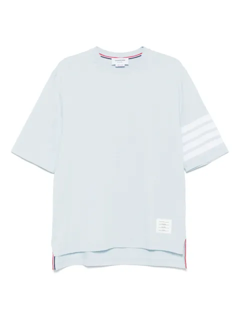 Thom Browne jersey 4-Bar short sleeve tee Blue MJS168G07862