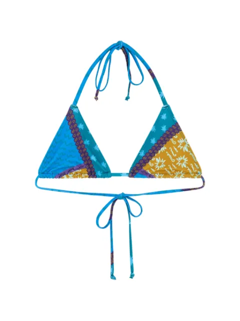 Donde Esteban Blue Estrellitas bikini top Blue D2BK01BTOP