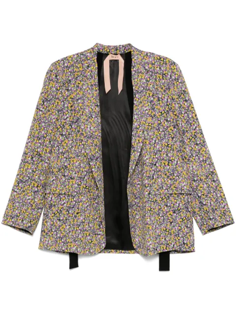 Nº21 floral-print blazer Purple 25EN2M0L0625224