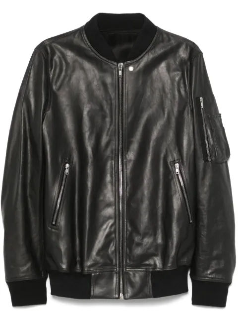 Rick Owens leather jacket Black RU01E5778LTP