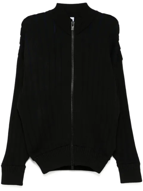 CFCL louver stand-up collar jacket Black CF009KC008