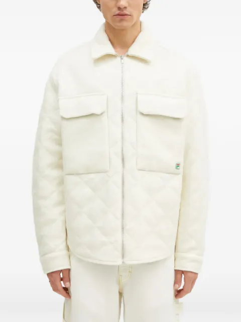 Fila quilted pocket jacket Neutrals 42FW24OW01508