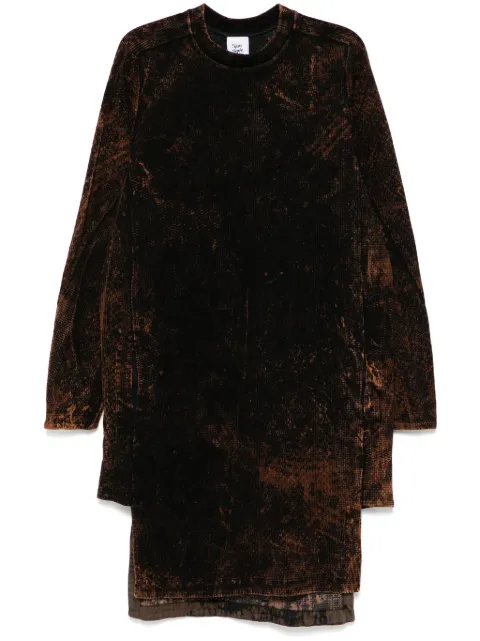 Stain Shade cotton sweatshirt Brown 197