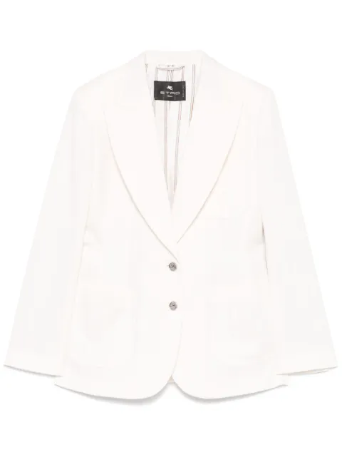 ETRO paisley-jacquard blazer Neutrals WRCA000999TJEB8