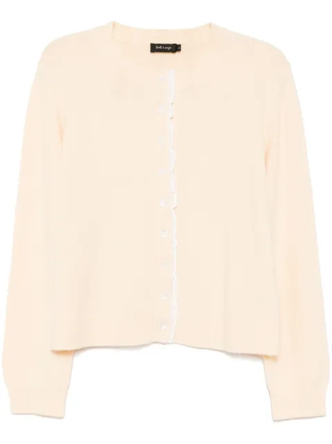 tout a coup crew-neck cardigan Neutrals S300AR5