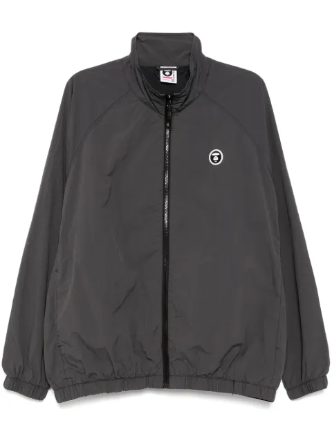 AAPE BY *A BATHING APE® AAPENOW moonface-logo windbreaker jacket Black ALJ7703XXO