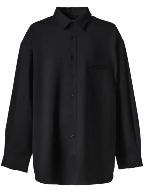 ENTIRE STUDIOS long-sleeve shirt Black DROP9ES2597BL
