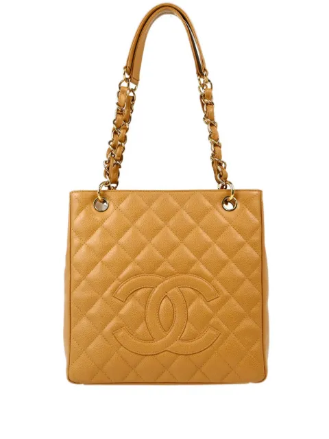 CHANEL Pre-Owned 2003 Petite Shopping tote bag Neutrals 8396374
