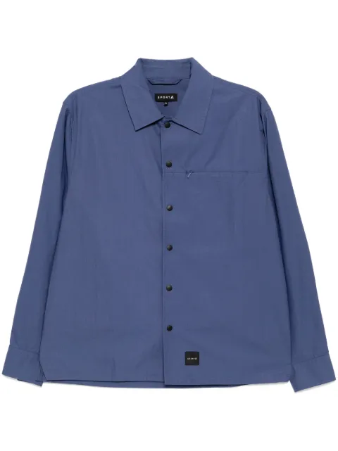 SPORT b. by agnès b. poplin pocket shirt Purple C655QU9U