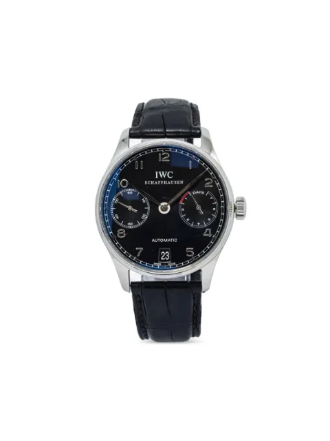 IWC Schaffhausen pre-owned Portugieser 42mm Black IW500703
