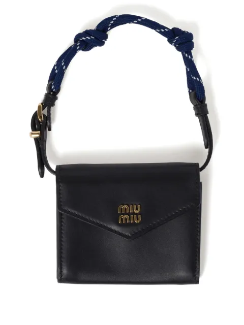 Miu Miu leather wallet Black 5MT024ACRT