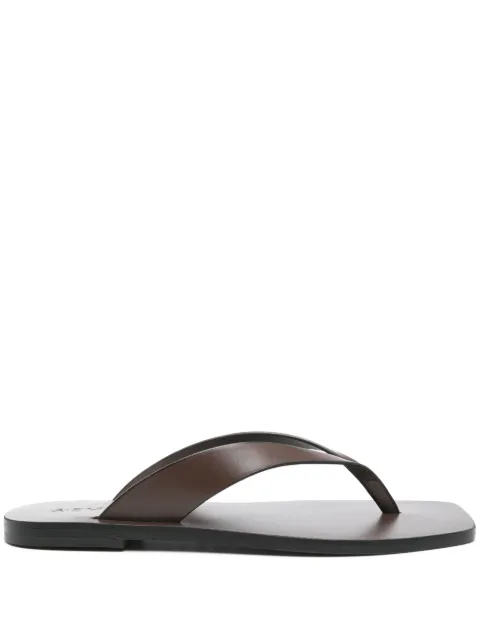 A.EMERY Kinto leather thong sandals Brown 2022412