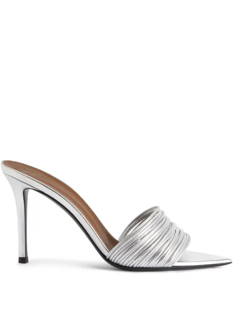 Giuseppe Zanotti 90mm Intriigo Clio sandals Grey E500051003