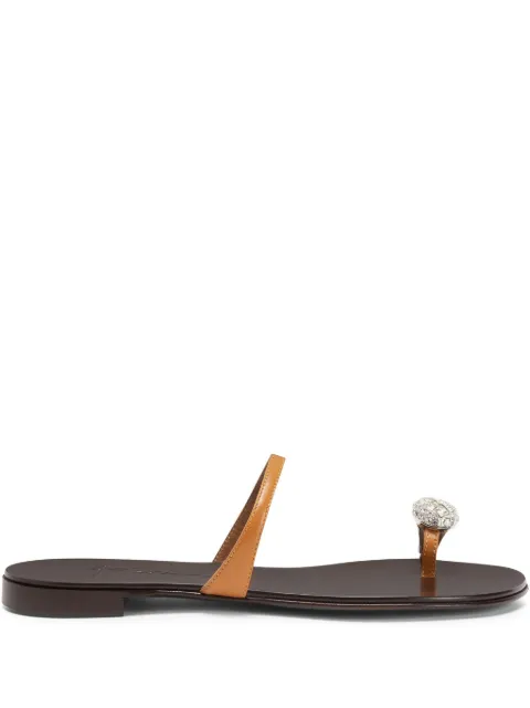 Giuseppe Zanotti leather sandals Orange E500029006