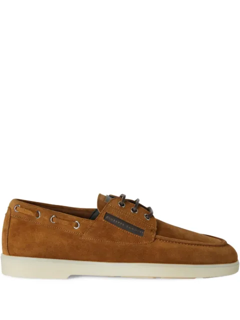 Giuseppe Zanotti GZ-Venice suede boat shoes Brown EU50002009