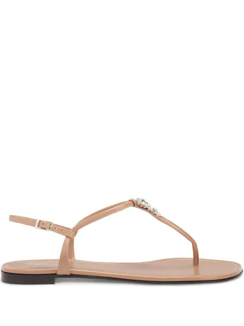 Giuseppe Zanotti Anyelle leather sandals Neutrals E500053003