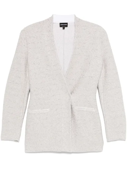Giorgio Armani lurex blazer White GW001052AF15321