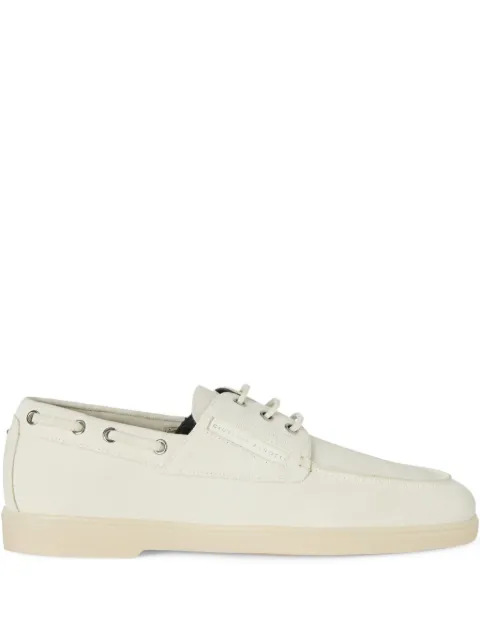 Giuseppe Zanotti GZ-Venice suede boat shoes Neutrals EU50002007