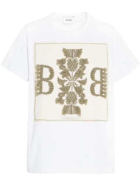 Barrie logo-embroidered t-shirt White C104752