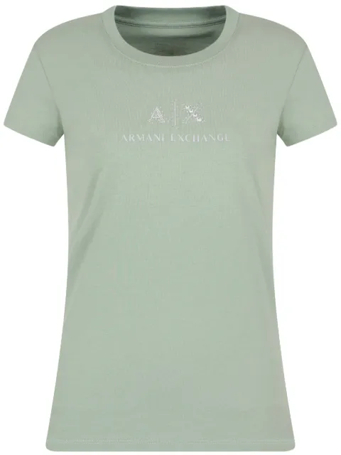 Armani Exchange logo-embellished T-shirt Green XW000386AF10354