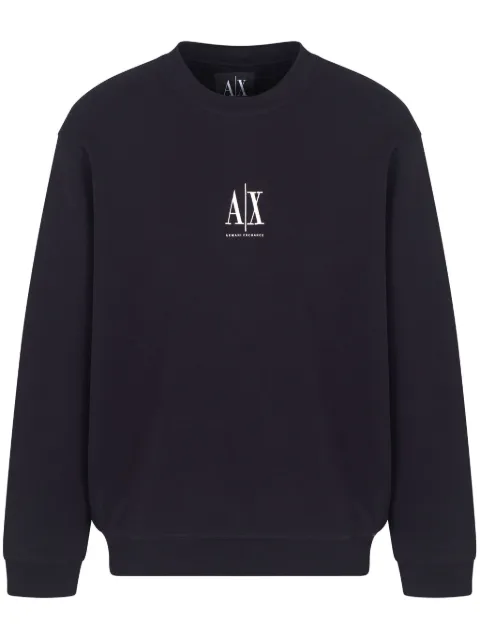 Armani Exchange logo-embroidered sweatshirt Blue XM000368AF10818