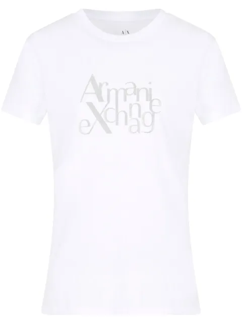 Armani Exchange logo-embellished T-shirt White XW000109AF10359