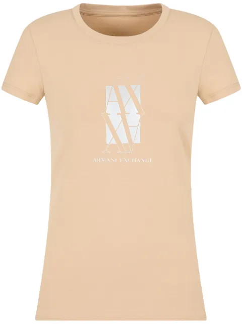 Armani Exchange logo-print T-shirt Yellow XW000511AF11929
