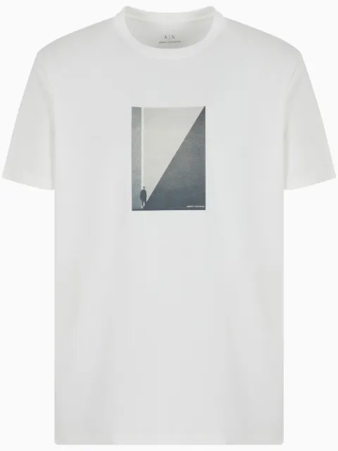 Armani Exchange photograph-print T-shirt White XM000753AF10361