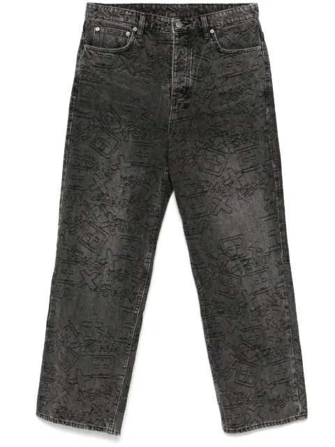 Ksubi Maxx Stencil Stitch jeans Black MPS25DJ011