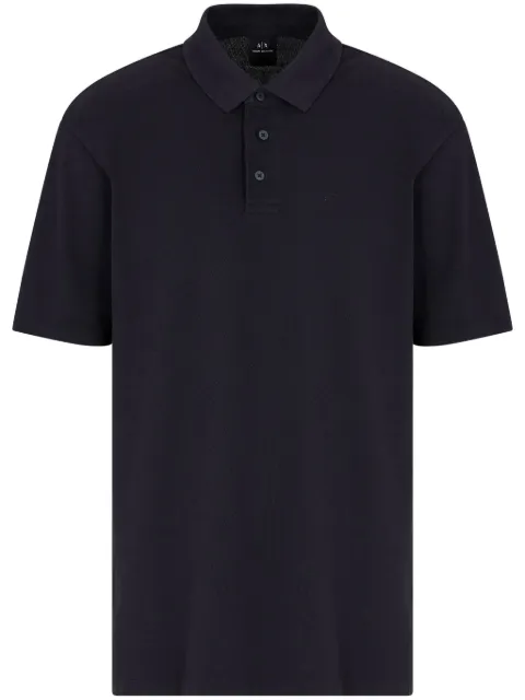 Armani Exchange cotton polo shirt Blue XM000509AF13055