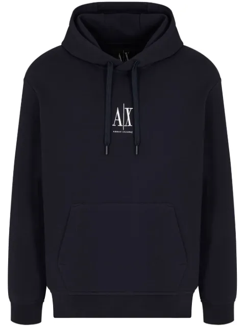 Armani Exchange logo-detail hoodie Blue XM000369AF10818