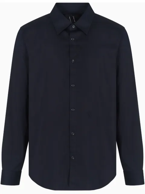 Armani Exchange long-sleeve shirt Blue XM000339AF10192