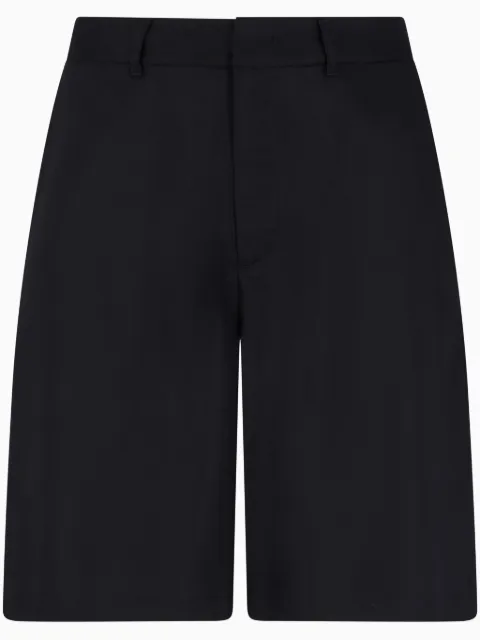 Armani Exchange logo-plaque shorts Black XM000396AF13170