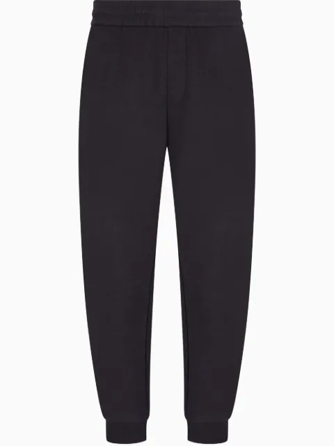 Armani Exchange elastic-waist cotton track pants Blue XM000292AF12656