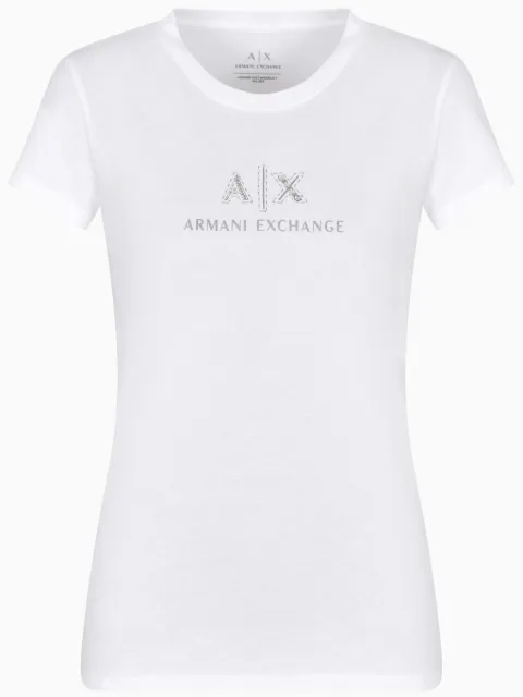 Armani Exchange logo-embellished T-shirt White XW000386AF10354