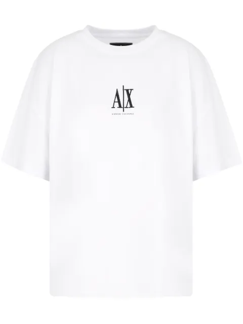 Armani Exchange logo-embroidered T-shirt White XW001182AF15085
